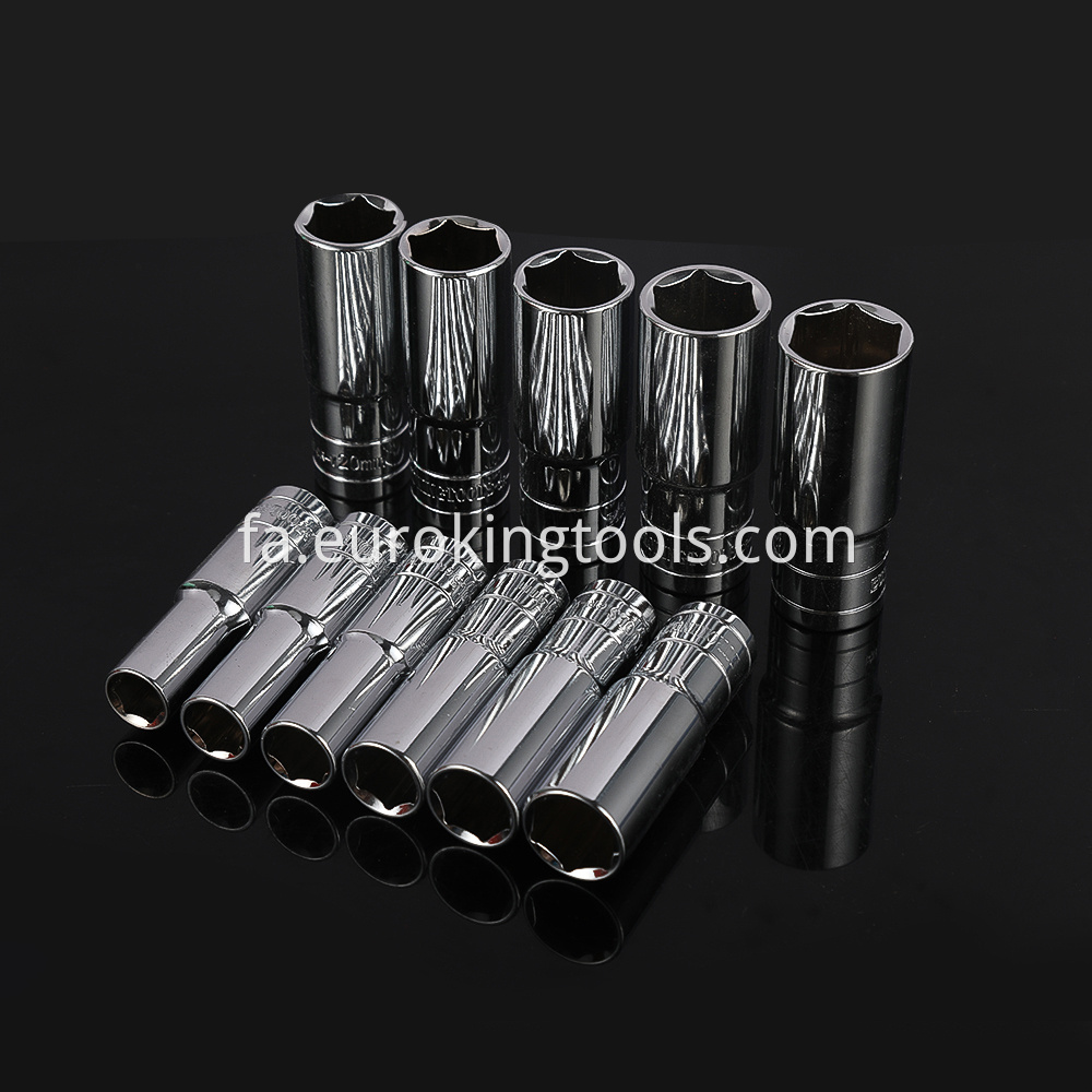 10PCS DEEP SOCKET(1/2"DR)